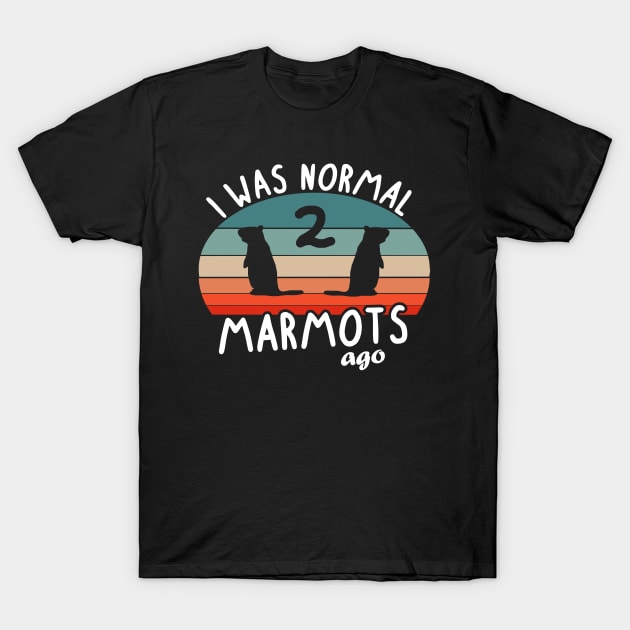 Normal 2 Marmots ago marmot sleep dreaming T-Shirt by FindYourFavouriteDesign